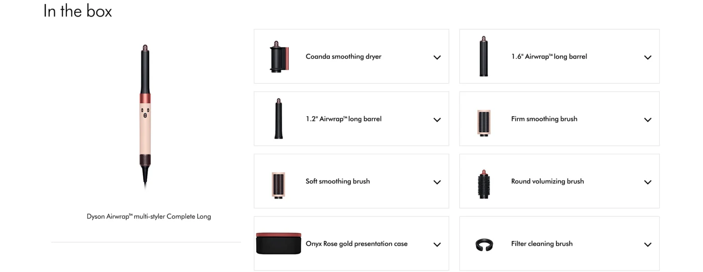 ceramic pink and rose gold whats included in the box