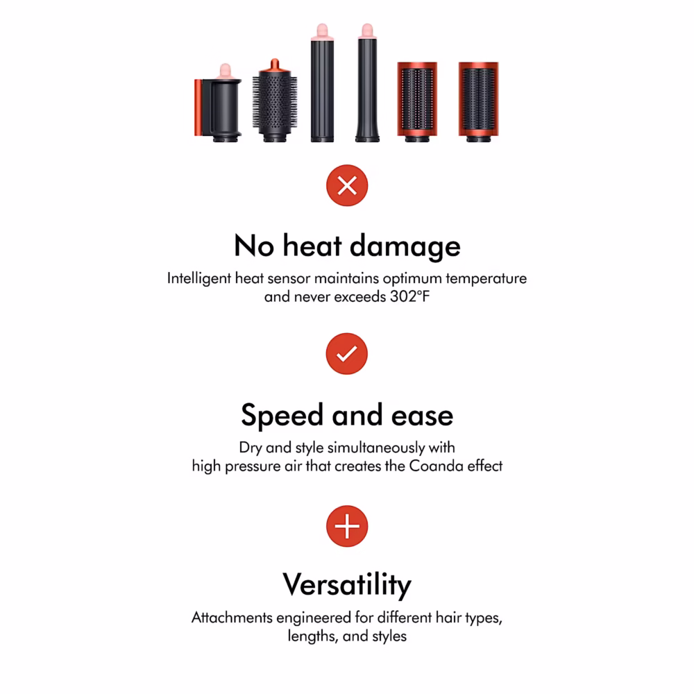 the dyson airwrap offers best in class versatility. It is the best hair styler and is available at SteeadFastMall.